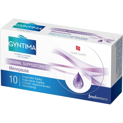 Gyntima Menopausa vaginálne čapíky 10 ks