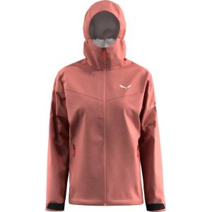 Salewa Дамско водоустойчиво яке Salewa Women's Puez Aqua 4 PowerTex 2.5L Jacket Waterproof jacket - Desert Pink - размер 40 (EU) (102-3340-1214)