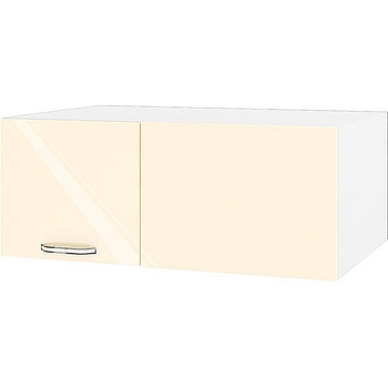 ИРИМ Горен ъглов кухненски шкаф Сити БФ-Бежово гланц-05-113 90 см