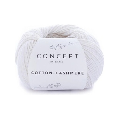 COTTON-CASHMERE Katia Farby COTTON-CASHMERE: 52 biela
