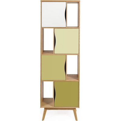 Zelená knižnica Woodman Avon Narrow Olive