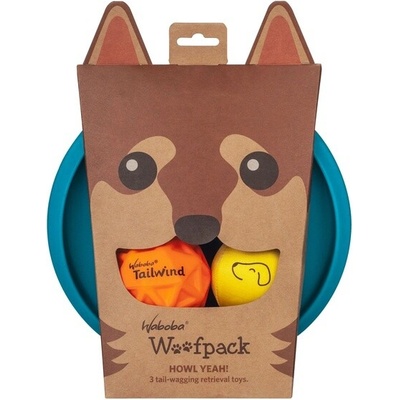 Waboba Woofpack sada aportovacie hračiek 3 ks
