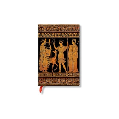 Gathering of Deities Mini Horizontal Softcover 12-Month Weekly Planner, 176pg, 100gsm by Paperblanks Ancient Greek Pottery 2027