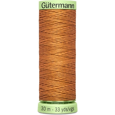 Knoflíková prošívací nit Gütermann hnědá