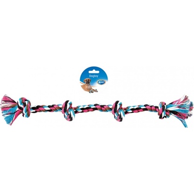 Duvo Plus Tug Toy Four Knotted Rope - Кучешка играчка - въже за дърпане и дъвчене с четири възела , 55 см