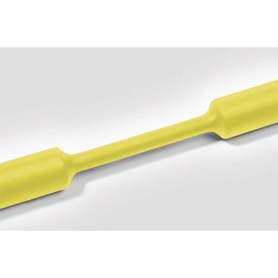 HellermannTyton 333-30604 zmršťovacia bužírka bez lepidla žltá 6 mm 2 mm Pomer zmrštenia:3:1 metrový tovar
