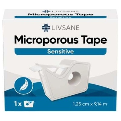 LIVSANE Mikroporézna páska Sensitive 1,25 cm x 9,14 m 1 ks