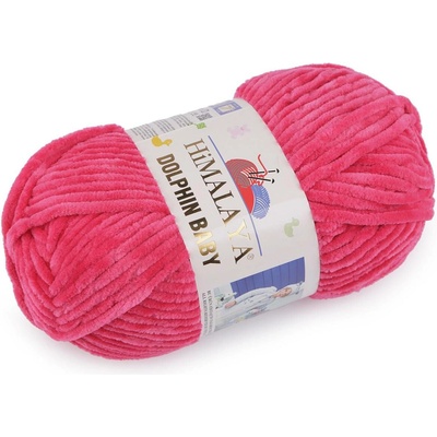 Pletací žinylková příze Dolphin Baby 100 g Varianta: 20 (80314) pink, Balení: 1 ks 49488/120346/239966