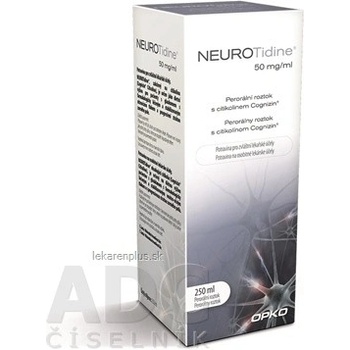 NEUROTidine 50 mg/ml perorálny roztok 250 ml