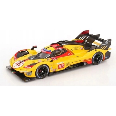 Bburago Osobní automobil Ferrari 499P žlutý měřítko 1:18