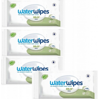 Water Wipes 99,9 % vody vlhčené ubrousky 4 x 60 ks – Zboží Mobilmania