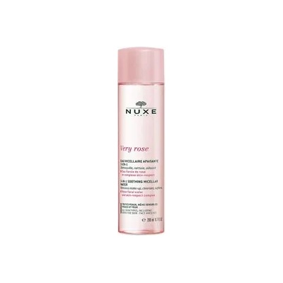 NUXE Very Rose Very Rose 3 in 1 Hydrating Micellar Water мицеларен разтвор за успокояване на кожата 200 ml