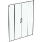 Ideal Standard Connect 2 - Плъзгащи се врати за душ, четирикрилни, 160 см, „silver bright/прозрачно стъкло K9282EO (K9282EO)