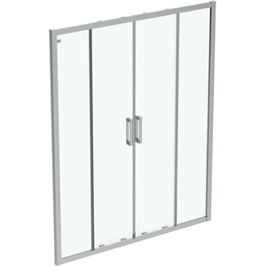 Ideal Standard Connect 2 - Плъзгащи се врати за душ, четирикрилни, 160 см, „silver bright/прозрачно стъкло K9282EO (K9282EO)