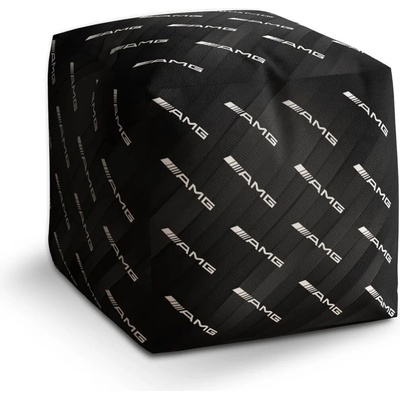 Sablio Taburet Cube AMG vzor: 40x40x40 cm