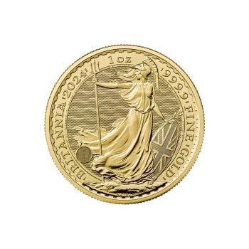 The Royal Mint zlatá mince Britannia 2024 Charles 1 oz