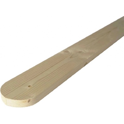 ASKO Plotovka ze smrkového dřeva, zakulacený konec, 19 x 92 x 1500 mm