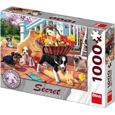 Dino - Puzzle SECRET COLLECTION: Puppies - 1 000 piese