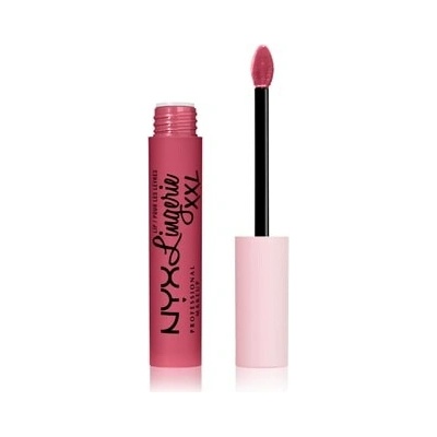 NYX Professional Makeup Lip Lingerie XXL matte tekutá rtěnka hnědá 4 ml