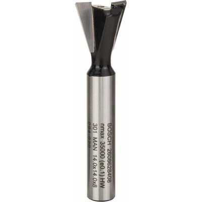 2608628408 Rybinová fréza 8 mm, D1 14,3 mm, L 12,7 mm, G 48 mm, 15° Bosch – Zboží Dáma