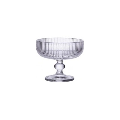 Horecano - Стъклена чаша на столче за десерти 280мл Ø12xh10см-BLOOM-(AT122107) (0111252)