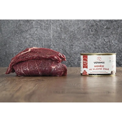 Vetamix hovädzie vo vlastnej šťave 400 g