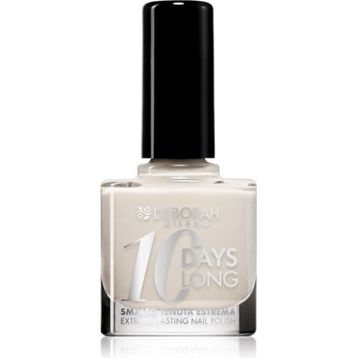 Deborah Milano 10 Days Long бързозасъхващ лак за нокти цвят 21 Pearly White 11ml