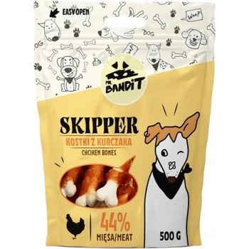VetExpert Mr. Bandit SKIPPER chicken bones - лакомство за куче, кокал с пилешко филе, 500 гр - Полша