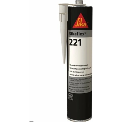 Sikaflex 221 300 ml černá – Zboží Mobilmania