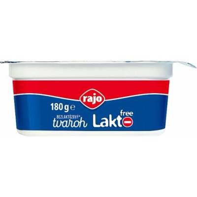 Rajo Lakto Free tvaroh jemný hrudkovitý 180 g
