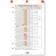 ADK Formulář Plánovací kalendář A6 2027 1 list