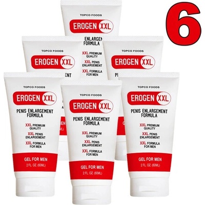 6 x Гел за уголемяване на пениса Erogen XXL BIG 6x60ml