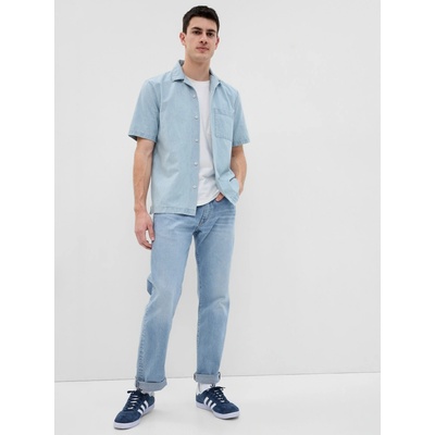 Gap pánska Chambray košel'a s krátkym rukávom 571919-00