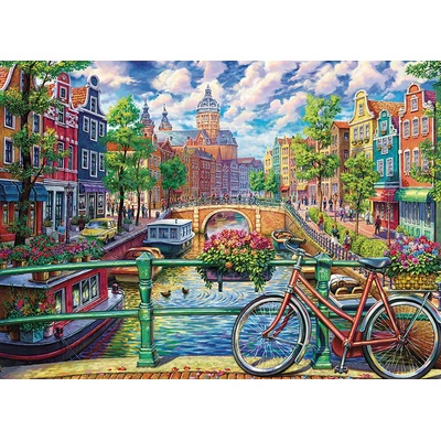 Cobble Hill - Puzzle Amsterdam Canal II - 1 000 piese