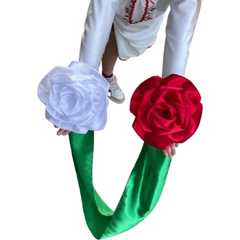 Image 1 of КАРНАВАЛ КОМЛЕКТ РОЗИ И ШАЛ ЗА ТАНЦИ (787720231369)