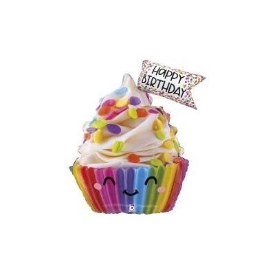 GRABO fóliový balónek Cupcake se zdobením HB 31 79cm nafukovací