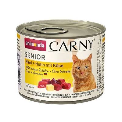 Animonda Carny Senior konzerva hovädzie, kura a syr 200 g