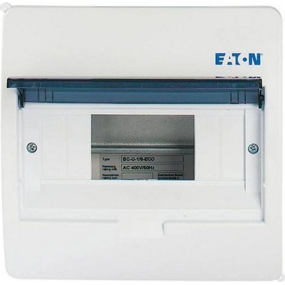 Eaton Пластмасово табло за вграден монтаж eaton bc-u-1/8 eco ip40, 280353 - 1 ред, 8 модула, ip40 (280353)