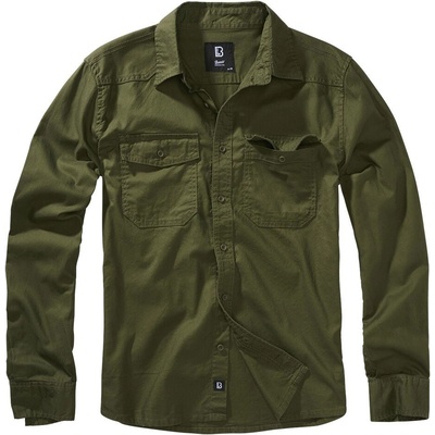 Brandit flanell shirt olivová