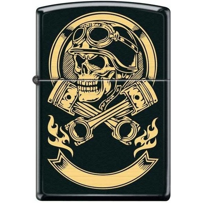ZIPPO BIKER SKULL 26978