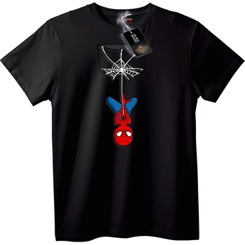 NOONEBRAND Тениска Spider-Man Джоб с Мрежа - L, Black