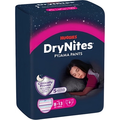 DryNites natah.kalhot.dívky 8-13let/30-48kg/23ks