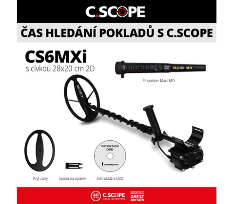 C.Scope CS6MXi pinpointer set
