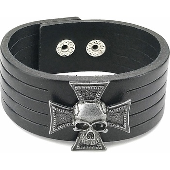 Leather & steel fashion гривна black kiss - lsf1 131