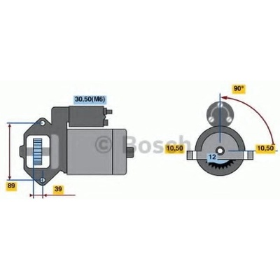 BOSCH Startér BO 0986021810 – Zboží Mobilmania