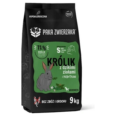 Paka Zwierzaka Seventh Heavens Puppy králičím mäsom a s divokými bylinkami 9 kg