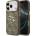 GUESS PU Leather 4G Metal Logo Gold Frame Задний чехол для iPhone 17 Pro Brown Guess | Kafyav | МЪЖЕ | UNI