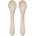 Lorelli Силиконови лъжички Lorelli - Natural, 2 броя, Beige (10230690005)
