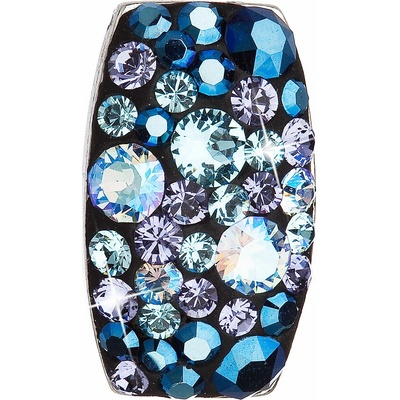 Pavona Strieborný prívesok s krištáľmi Swarovski modrý obdĺžnik 34194.3 blue style