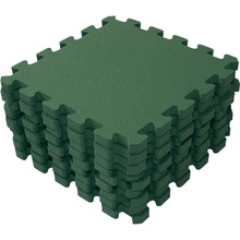 Baby Dan hrací podložka Puzzle Dark Green 9 ks